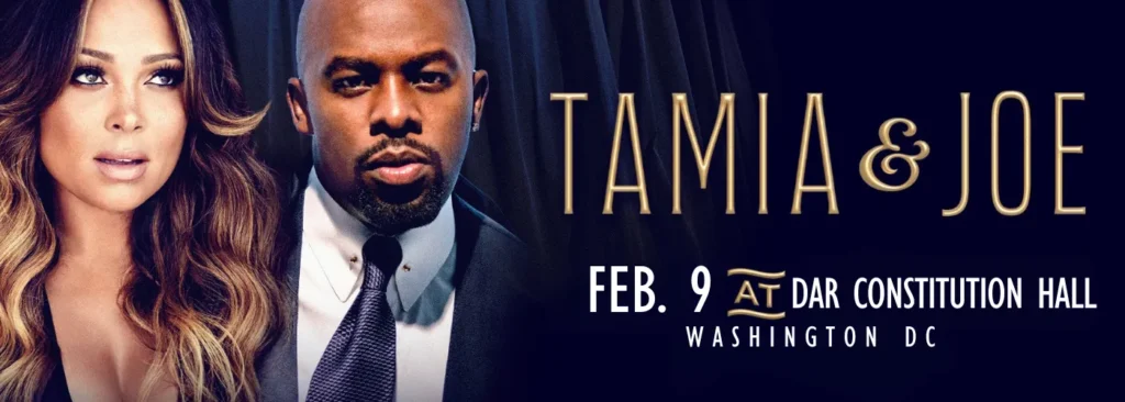 Tamia & Joe at DAR Constitution Hall