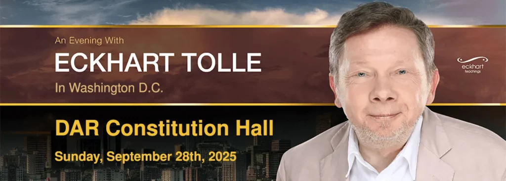 Eckhart Tolle at DAR Constitution Hall