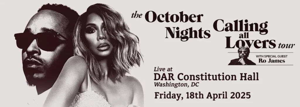 October London & Tamar Braxton at DAR Constitution Hall